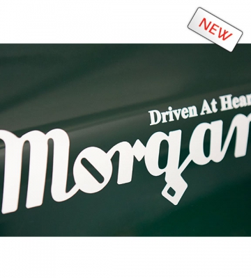 Sticker : MORGAN DRIVEN AT HEART (Grijs of Zwart) klein formaat [ART 272] 10,89€ BTW inb