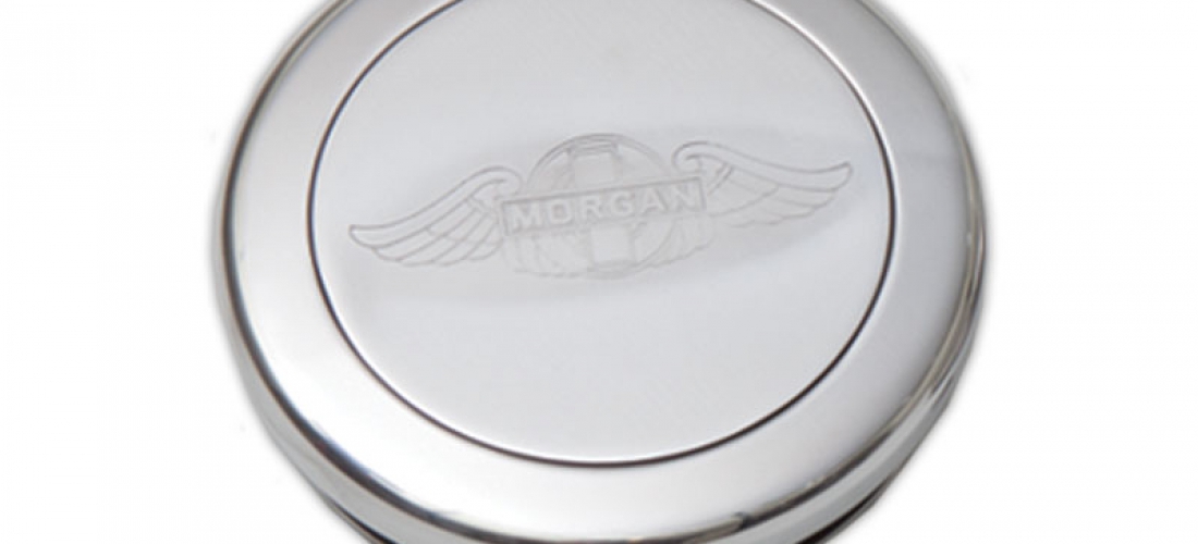 Stuurwielcentrum Morgan gegraveerd oud logo (model vanaf 08/1997) [ART 36A] 155,38€ BTW inb