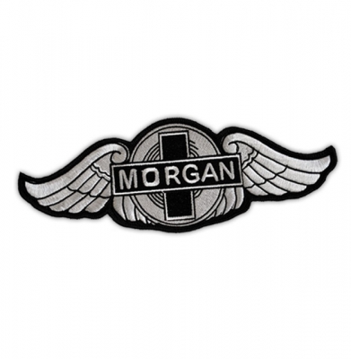 Opnaaivilt geborduurd Morgan logo (30cm x 11cm) [ART 178] 40,03€ BTW inb