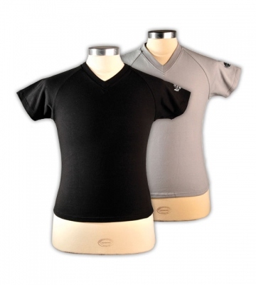 T-shirt Centenary voor dames zwart en grijs (S-M-L-XL-XXL) [ART 220] 30,49€ BTW inb